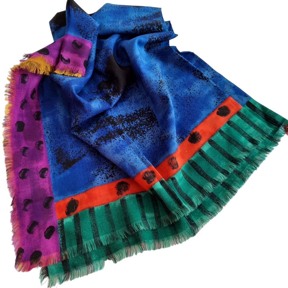 Colorful Abstract Women's Scarf